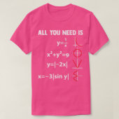 Nerdy Math Equation Mathematics Science Geometry P Tシャツ (デザイン正面)