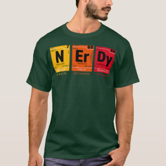 Nerdy Periodic Table おもしろい Science Premium Tシャツ