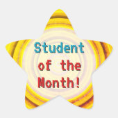 Nerdy "Student of the Month!" シール (正面)