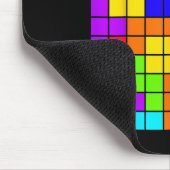 Nerdy Tetrominoes Block Puzzle Video Game Math Tea マウスパッド (コーナー)