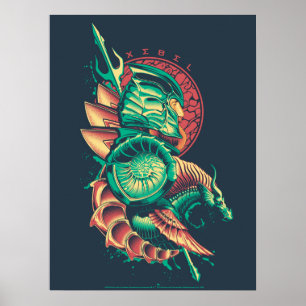 Nereus Graphic Aquaman Xebel王 ポスター