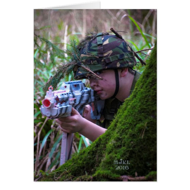 Nerfの男の子カード (正面)