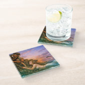 Nerithea and the Moral Catch - Fisherman’s Dilemma ガラスコースター (アングル)