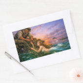 Nerithea and the Moral Catch - Fisherman’s Dilemma 長方形シール (封筒)