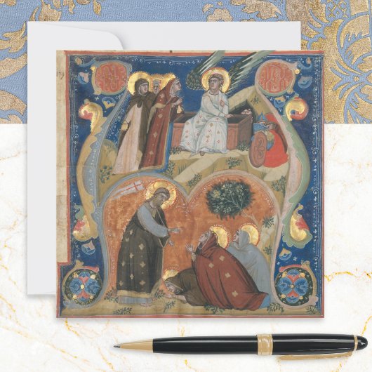 Nerius Manuscript Illumination Vintage Art Easter シーズンカード