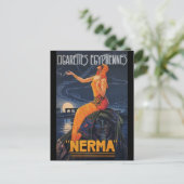 NERMAタバコEgyptiennes ポストカード (スタンド正面)