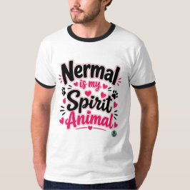 NERMALは私のスピリットアニマル _ The Alaska Cat Cafe Tシャツ