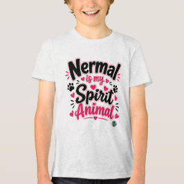 NERMALは私の守護霊動物だ _ The Alaska Cat Cafe トライブレンドTシャツ