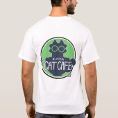 NERMALは私の守護霊動物だ _ The Alaska Cat Cafe Tシャツ (裏面)