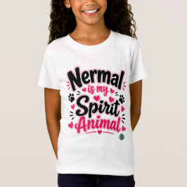 NERMALは私の守護霊動物だ _ The Alaska Cat Cafe Tシャツ