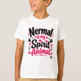 NERMALは私の守護霊動物だ _ The Alaska Cat Cafe Tシャツ