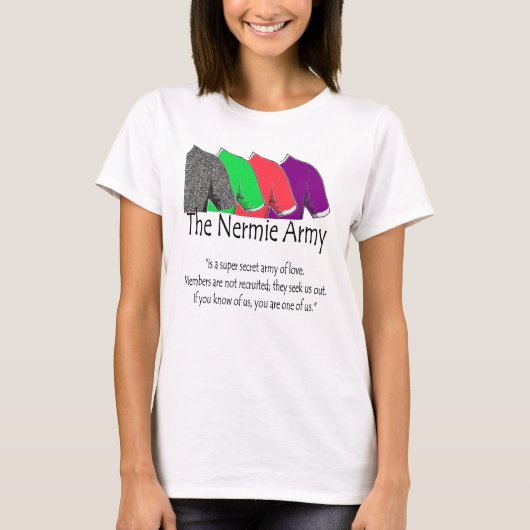 Nermieの軍隊 Tシャツ (正面)