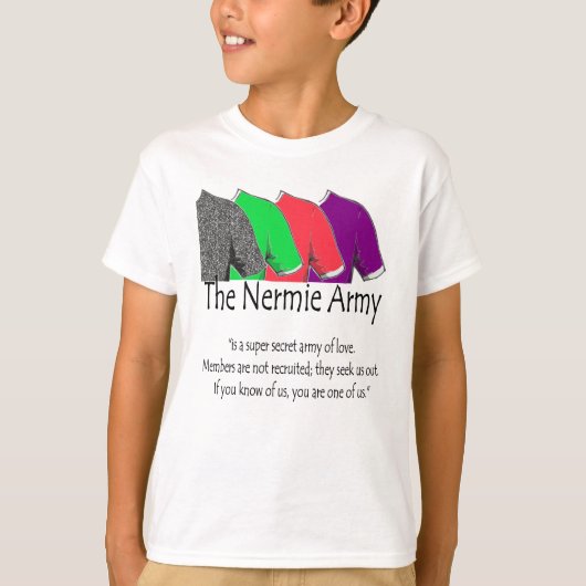 Nermieの軍隊 Tシャツ (正面)