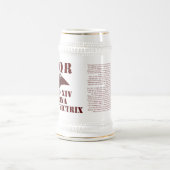 Nero第14は「勝利の」ローマ軍隊ステインを傷つけます ビールジョッキ (中央)