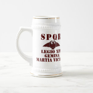 Nero第14は「勝利の」ローマ軍隊ステインを傷つけます ビールジョッキ