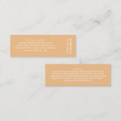 Neroliの原料カード スキニー名刺 (正面/裏面)