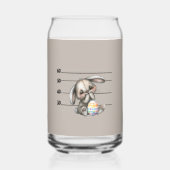 Nervous Bunny Police Lineup ガラス缶 (裏面)