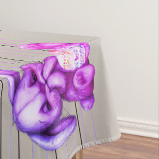 Nervous Bunny Police Lineup テーブルクロス