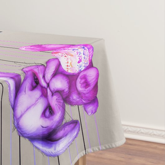 Nervous Bunny Police Lineup テーブルクロス (インサイチュ)