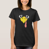 Nervous Turkey Face Thanks Giving Tシャツ (正面)