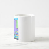 NES -十代の突然変異体の忍者のカメ コーヒーマグカップ (中央)