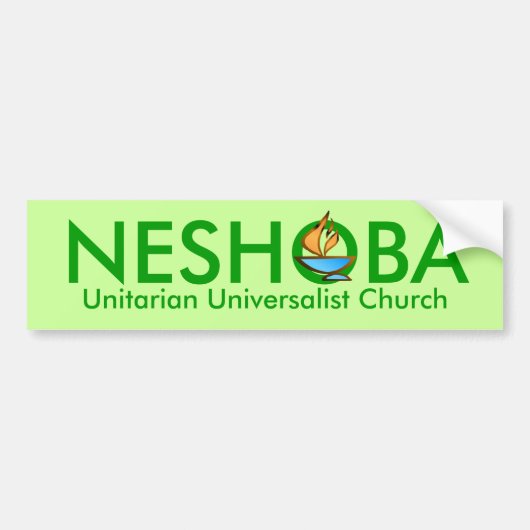 Neshoba UU バンパーステッカー (正面)