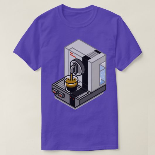 NESpressoマシン Tシャツ (デザイン正面)