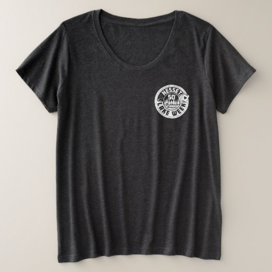 Nesset Plus カード フロント コーナー プラスサイズTシャツ (デザイン正面)