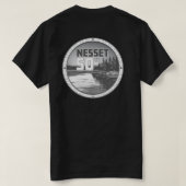 Nesset Reflections BW Back - Arch Front Corner Tシャツ (デザイン裏面)