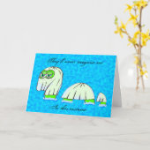 NessieのDiguise -ハロウィン カード (黄色い花)