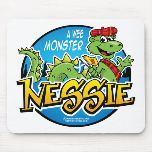 Nessie: ちっぽけなモンスター マウスパッド (正面)