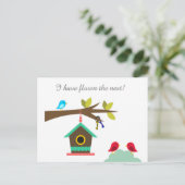 Nestの新しいアドレスの発表を飛んだ ポストカード (スタンド正面)