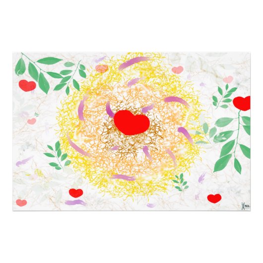 Nesting Hearts フォトプリント (正面)