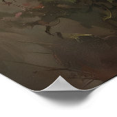 Nestkeeper of the Ivy Cross Gothic Raven Art Print ポスター (角)