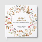 Nestled in the Forest Baby Shower Guest Book  ゲストブック (正面)