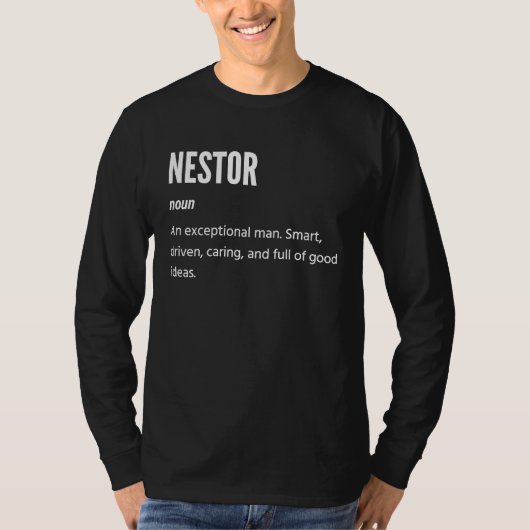 Nestor s Noun An Exceptional Man Tシャツ (正面)