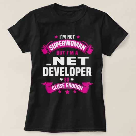 .Net開発者 Tシャツ (デザイン正面)