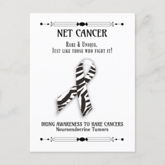 NET Cancerのサポートと認識度 ポストカード