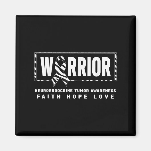 Net Cancer Warrior Shirt - Neuroendocrine Tumor Aw マグネット (正面)