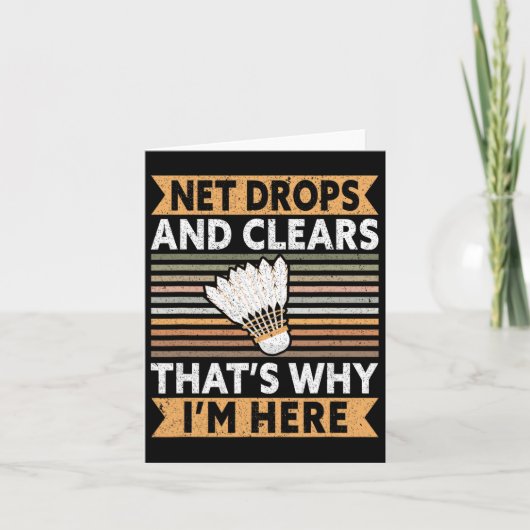 Net Drops And Clears That's Why I'm Here Funny Dmi カード (正面)