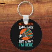 Net Drops And Clears That's Why I'm Here Funny Dmi キーホルダー (正面)