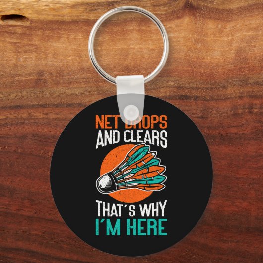 Net Drops And Clears That's Why I'm Here Funny Dmi キーホルダー (正面)