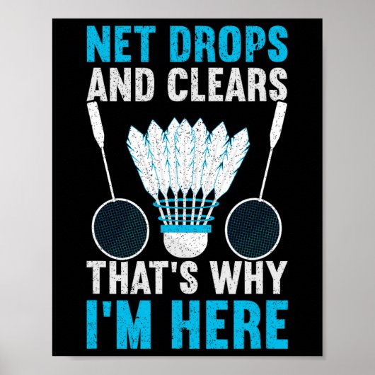 Net Drops And Clears That's Why I'm Here Funny Dmi ポスター (正面)