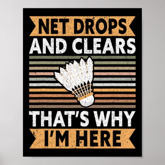 Net Drops And Clears That's Why I'm Here Funny Dmi ポスター (正面)