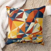 Net of multicolored triangles クッション (ブランケット)