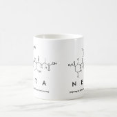 Netaペプチド名mug コーヒーマグカップ (中央)