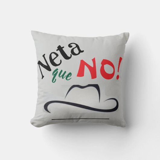 Neta que No! クッション (正面)