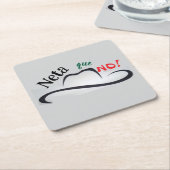 Neta que No! スクエアペーパーコースター (アングル)