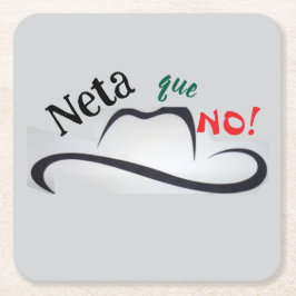 Neta que No! スクエアペーパーコースター