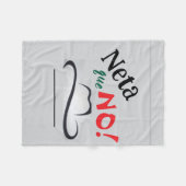 Neta que No! フリースブランケット (正面(横))